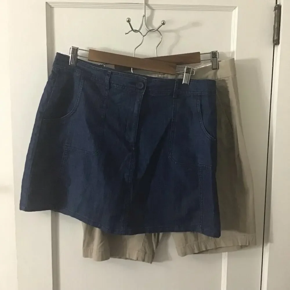 2 Pair of size 12 shorts Dockers & White Stag